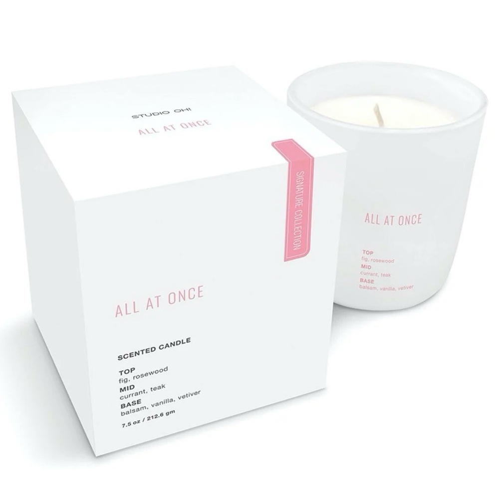NIB STUDIO OH! All at Once Scented Candle 7.5 oz